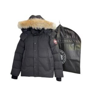Zwarte Wyndham Parka-jas