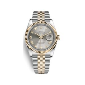 DATEJUST 36 mm Bianco Oro Giallo 116233 DateJust