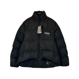 Zwarte Cocoon Pufferjas voor heren