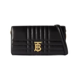 Dames Lola portemonnee met band zwart 23 cm