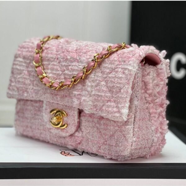 21S Tweed Roze/Goud 20 cm - Afbeelding 3