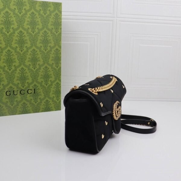 GG Marmont Mini Zwart 22 cm - Afbeelding 5
