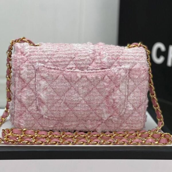 21S Tweed Roze/Goud 20 cm - Afbeelding 2