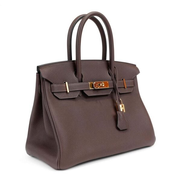 Espresso Bruin Togo 35 cm Birkin - Afbeelding 4