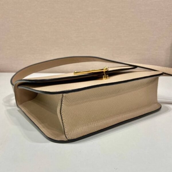 Saffiano zandkleurig 22 cm - Afbeelding 5