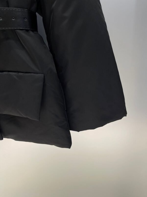 Re-Nylon donsjack zwart - Afbeelding 5