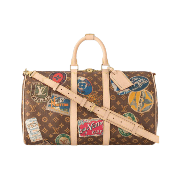 Keepall Bruin/Roze 45 cm
