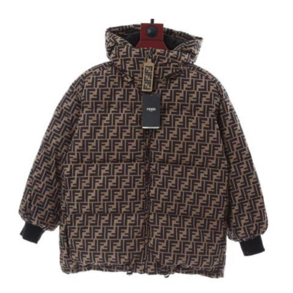 Zwarte nylon pufferjas - Afbeelding 2