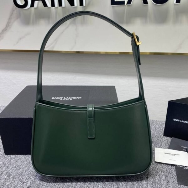 Le 5 a 7 Hobo Bag Donkergroen 24,5 cm - Afbeelding 3