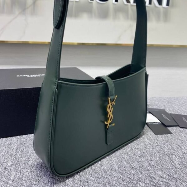 Le 5 a 7 Hobo Bag Donkergroen 24,5 cm - Afbeelding 5