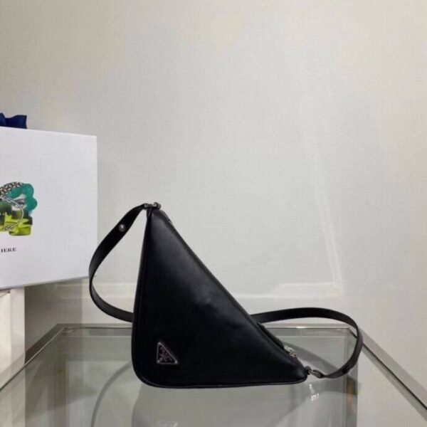 Saffiano Driehoek Zwart 25 cm - Afbeelding 2