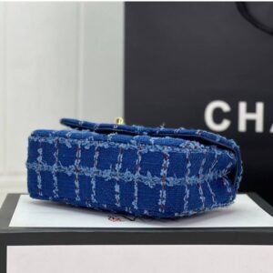 Alternative view of Classic Flap mini blauw/goud 20 cm