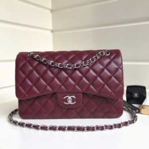 Alternative view of 11.12 Bordeaux Met zilveren hardware 30 cm