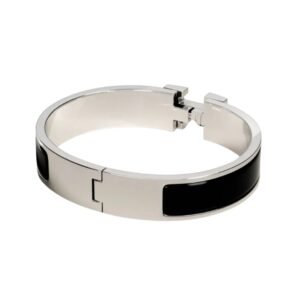 Alternative view of Zwarte metalen armband