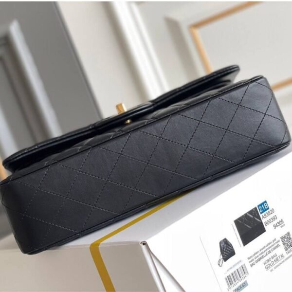 11.12 Met glad leer Zwart 30 cm - Afbeelding 3