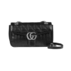 GG Marmont Zwart/Zilver 26 cm