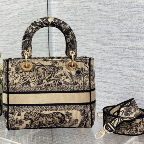 Lady D-Lite Zwart/Bruin 24 cm - Afbeelding 3