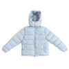Donsjack in lichtblauw