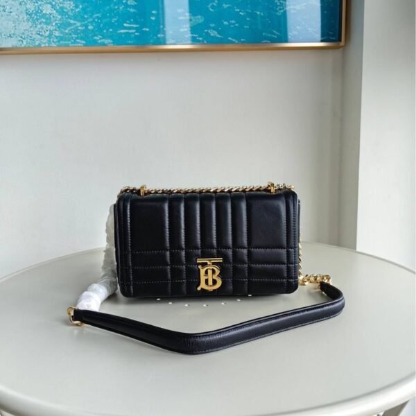 Dames Lola portemonnee met band zwart 23 cm - Afbeelding 2