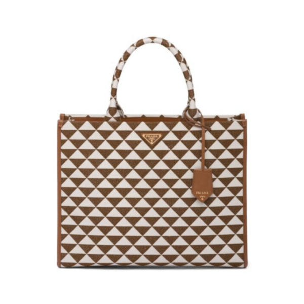 Symbolen Geborduurde Tote Koffie 39 cm