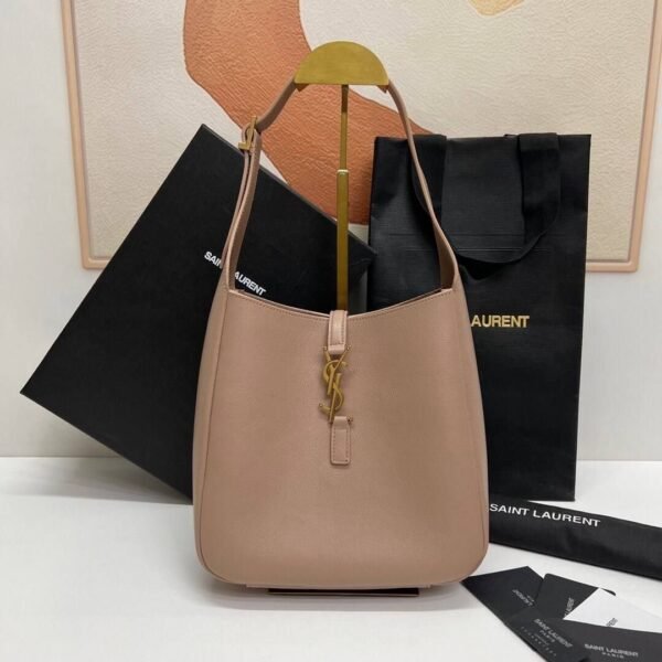 Le 5 a 7 hobo tas stoffig grijs 30 cm - Afbeelding 5