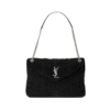Loulou Puffer Velvet Zwart 35 cm