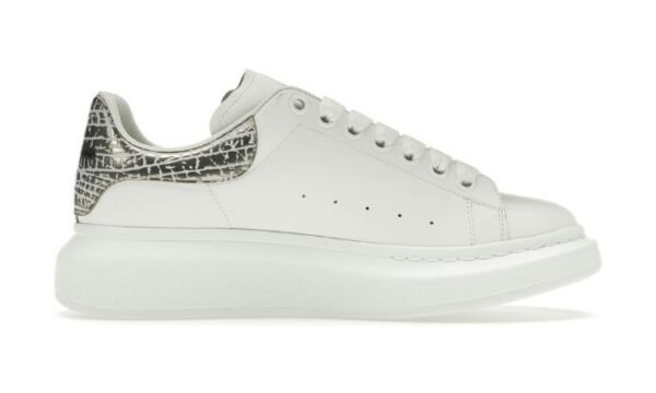 Oversized Witte Argento Coccodrillo - Afbeelding 3