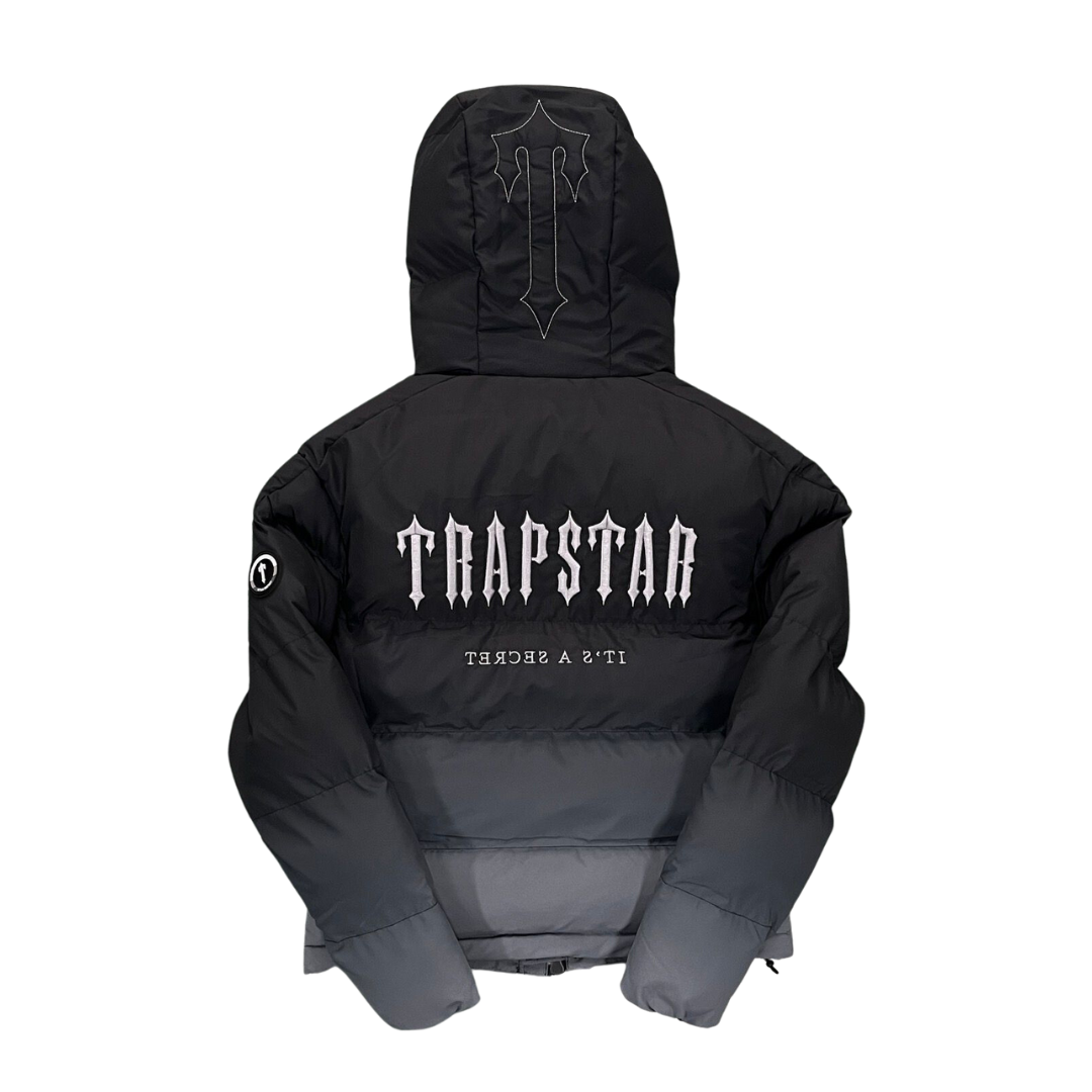 Decoded ? Gewatteerd jack met capuchon in zwart - Afbeelding 2