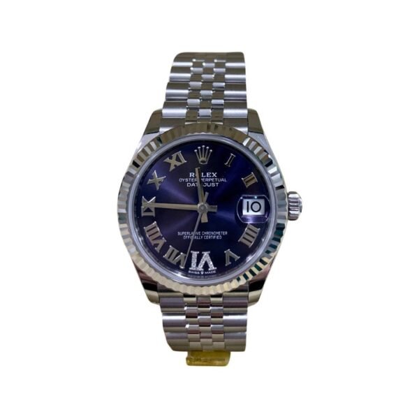 Datejust 31 mm Altviool Numeri Romani con Diamanti ? 2024 DateJust - Afbeelding 3