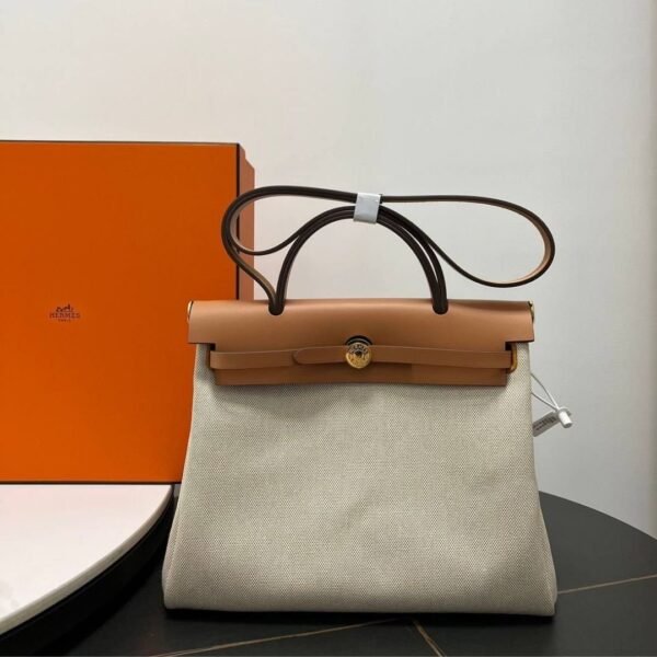 HerTasche Cr?me/Bruin 31 cm - Afbeelding 2