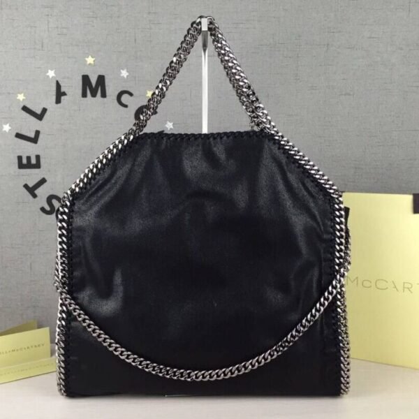Falabella Fold-Over Tote Zwart 25 cm - Afbeelding 3