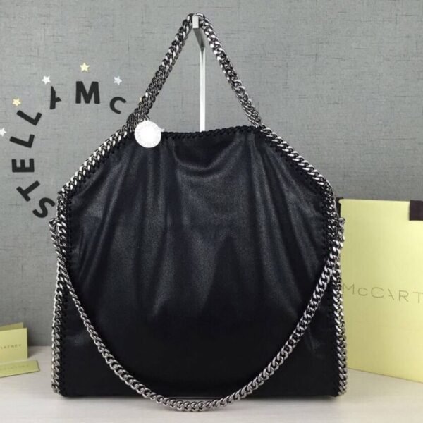 Falabella Fold-Over Tote Zwart 25 cm - Afbeelding 2