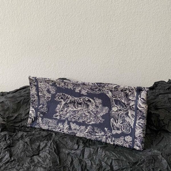 Boekentas Blauw/Beige 36 cm - Afbeelding 5