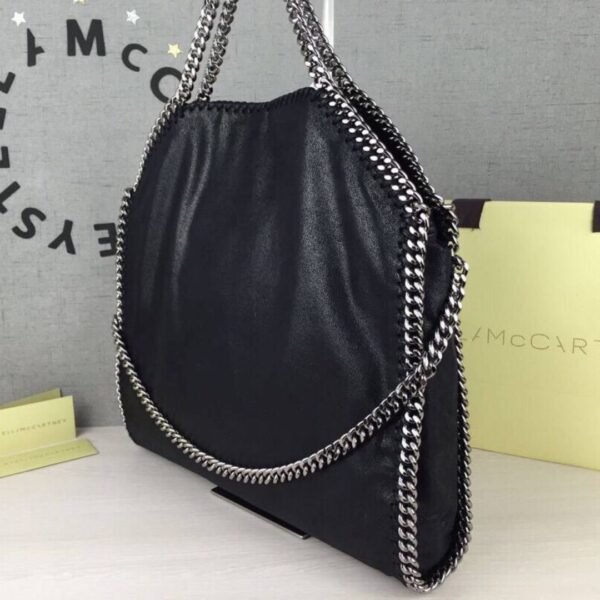 Falabella Fold-Over Tote Zwart 25 cm - Afbeelding 4