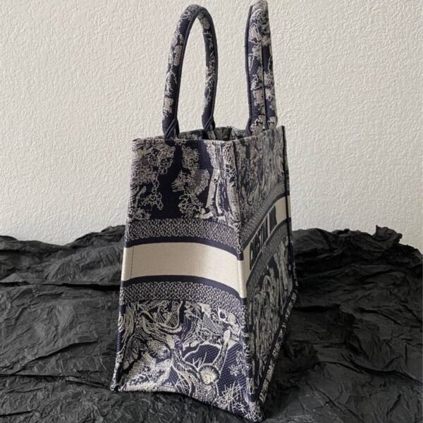 Boekentas Blauw/Beige 36 cm - Afbeelding 4