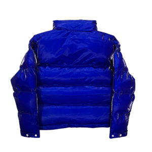 Alternative view of Pufferjack in glanzend blauw