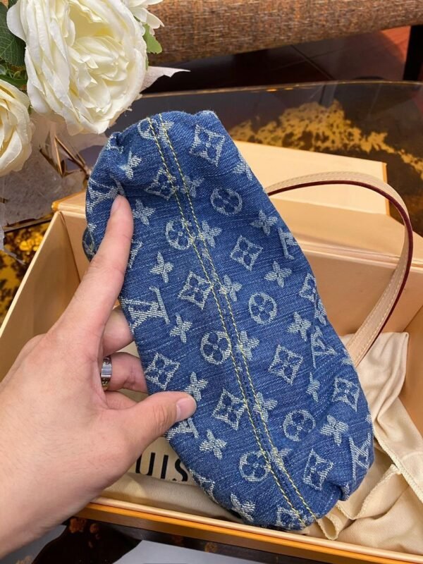 Mini Pleaty Monogram Denim 26 cm - Afbeelding 8