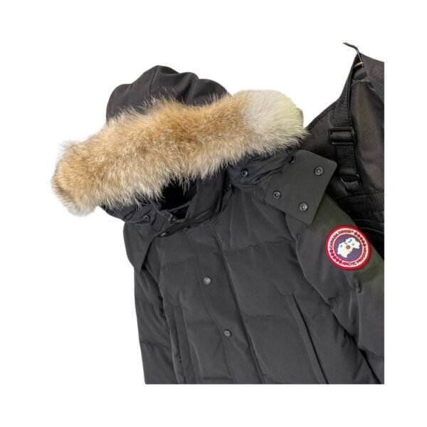 Zwarte Wyndham Parka-jas - Afbeelding 4