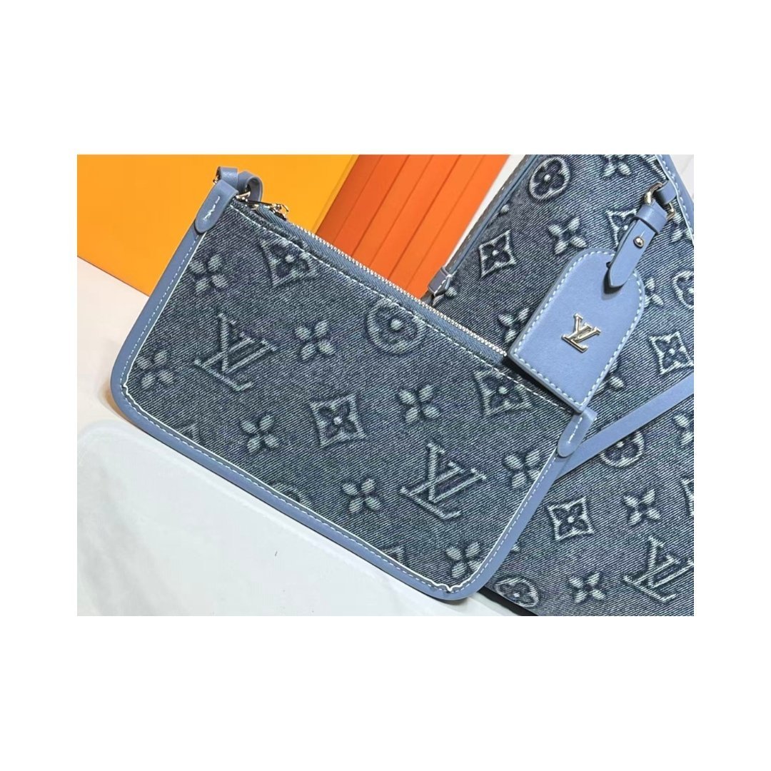 Schoudertassen hemelsblauw 29,5cm - Afbeelding 4