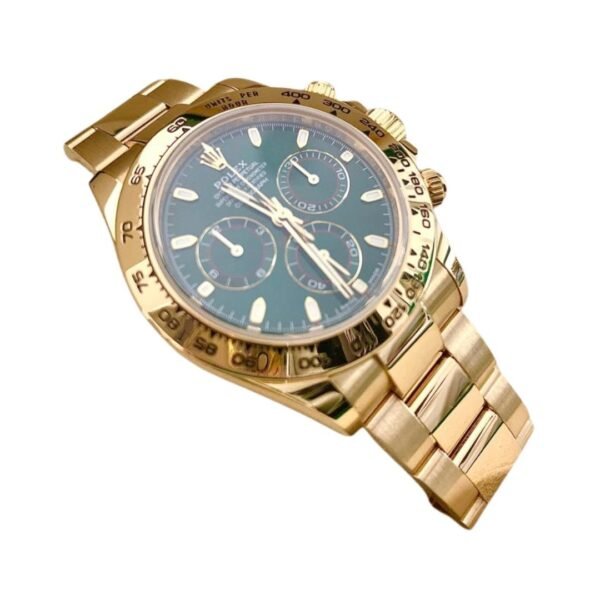 DAYTONA JOHN MAYER Oro Giallo Quadrante Verde MEI INDOSSATO Daytona - Afbeelding 4