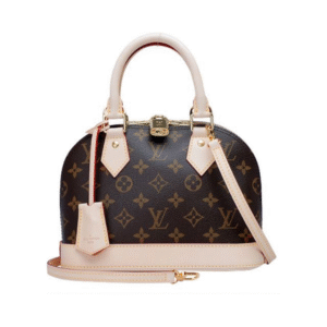 Alma BB Monogram Bruin/Roze 25 cm