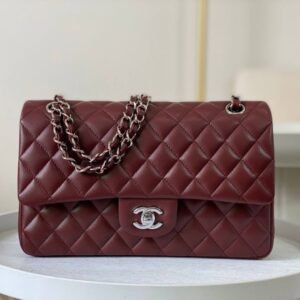 Alternative view of 11.12 Bordeaux Met zilveren hardware 25,5 cm