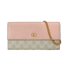 Marmont ketting portemonnee roze 19 cm