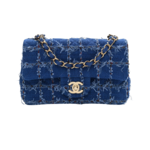 Classic Flap mini blauw/goud 20 cm