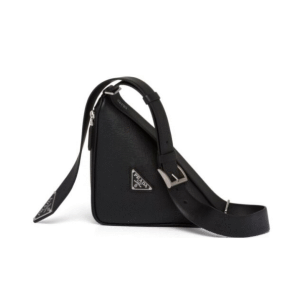 Saffiano Driehoek Zwart 25 cm