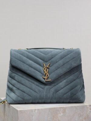 Alternative view of Loulou Fluweel Blauw 32 cm