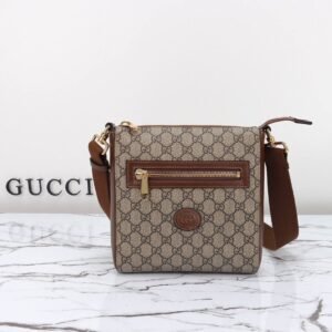 Alternative view of Supreme Messenger Bag Beige/Bruin 21 cm