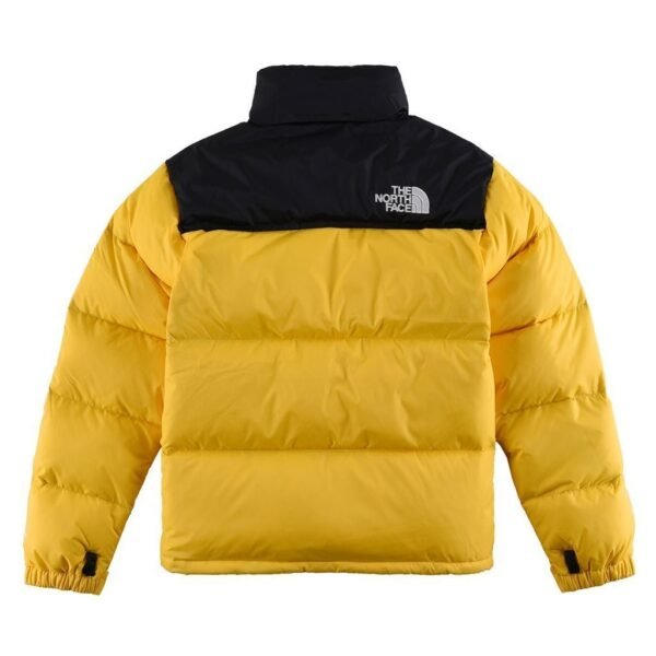 Retro Nuptse-jas in Summit Gold - Afbeelding 2