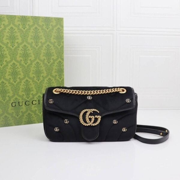 GG Marmont Mini Zwart 22 cm - Afbeelding 3