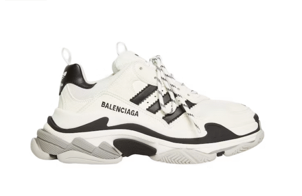 Triple S Wit-Zwart - Afbeelding 2
